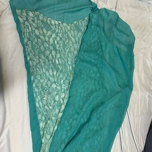 Sheer Green Scarf